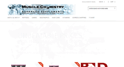 Desktop Screenshot of musclechemadvancedsupps.com